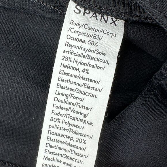 SPANX Pants S The Perfect Jogger Ponte Ankle Tapered High Waist Pull On Black - Picture 11 of 16